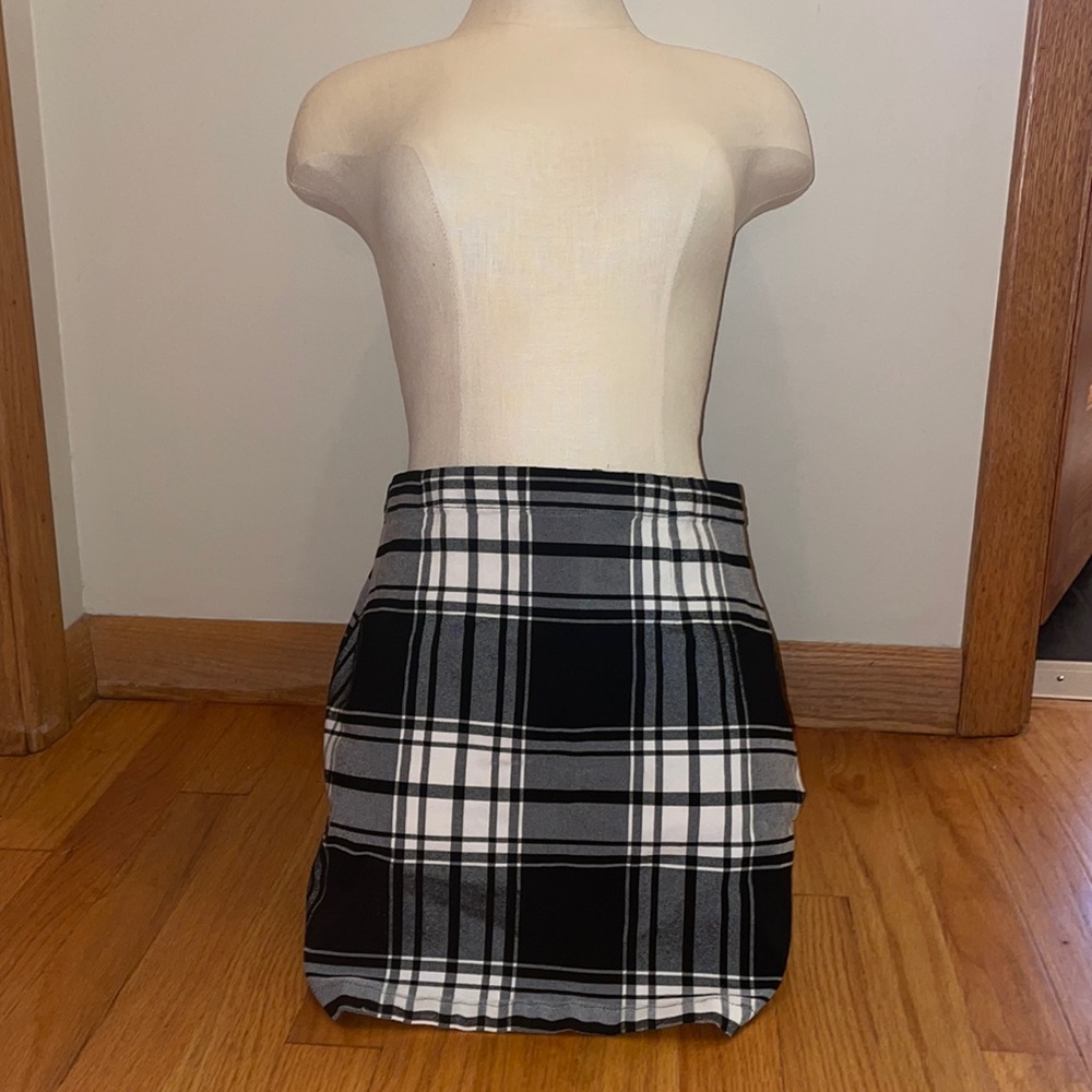 Black and white skirt